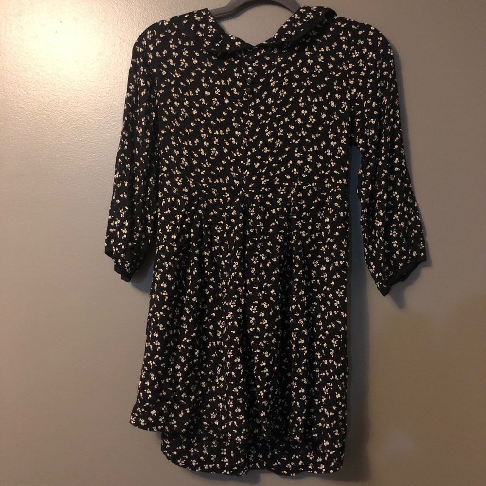 Forever 21 black floral dress